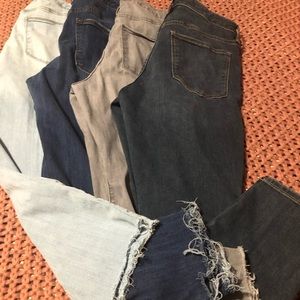 WOMENS UNIVERSAL THREAD HIGH-WAIST/1 MID-RISE JEANS